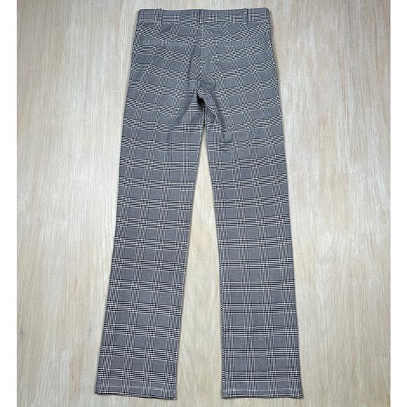 Betabrand Black Glen Plaid Stretch Straight Leg Pull On Dress Pants Small PETITE - Picture 12 of 12